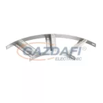   OBO 7099080 SLZB 90 1200 A4 90°-Os Ív Z-létrafokkal B=1210mm pácolt rozsdamentes acél