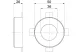 OBO 7202200 TCX-032 Csőmandzsetta éghető csövekhez ø32mm szürke Hő hatására habosodó anyag