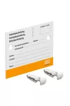 OBO 7205425 KS-S DE Jelölőtábla tűzszakaszhatárhoz 100x70mm PVC