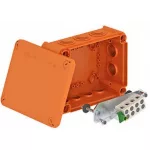   OBO 7205528 T 160 E 16-5 Leágazódoboz funkciótartáshoz 190x150x77mm narancs polipropilén