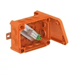 OBO 7205540 T 100 ED 6-5 A Leágazódoboz funkciótartáshoz 150x116x67mm narancs polipropilén