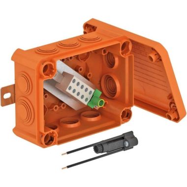 OBO 7205563 T 100 ED 10-6 AF Junction box 150x116x67mm orange polypropylene