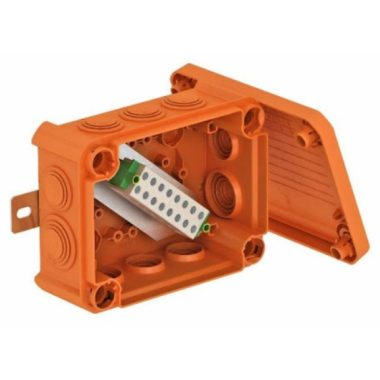 OBO 7205583 T 100 ED 4-10 AD Junction box for function support 150x116x67mm orange polypropylene