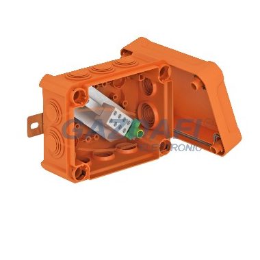 OBO 7205623 T100ED 10-5 AS Cutie de joncțiune, pentru sprijin funcțional rezistent la impact E30 / E90 150x116x83mm portocaliu polipropilenă / policarbonat