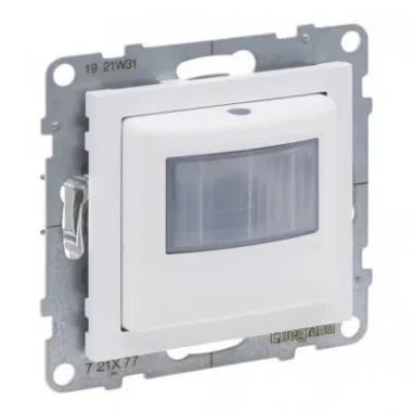 Legrand 721177A Suno mozgásérzékelős (PIR) kapcsoló, 500 W LED, 3 vezetékes, fehér