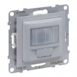   Legrand 721376A Suno mozgásérzékelős (PIR) kapcsoló, 2-150 W (LED max. 100 W) beépített nyomóval, 2 vezetékes, alumínium
