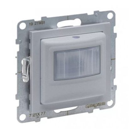 Legrand 721377A Suno mozgásérzékelős (PIR) kapcsoló, 500 W LED, 3 vezetékes, alumínium