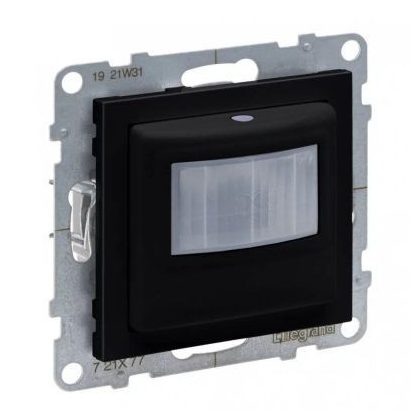   Legrand 721477A Suno mozgásérzékelős (PIR) kapcsoló, 500 W LED, 3 vezetékes, fekete