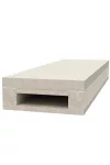 OBO 7215222 BSK 120521 Tűzvédelmi Csatorna, I120/e90 50x210mm szürke üvegszál-erősítésű könnyűbeton