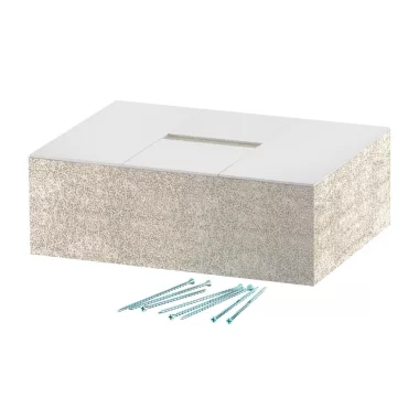 OBO 7215270 BSK-E120506 Véglezáró Elem BSK I120/E90-hoz 130x180mm szürke üvegszál-erősítésű könnyűbeton OBO 7215270 BSK-E120506 Véglezáró Elem BSK I120/E90-hoz 130x180mm szürke üvegszál-erősítésű könnyűbeton