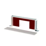   OBO 7216404 BSKM-RE 1025 Szűkítő Elem fal és mennyezeti szereléshez 100x250mm szalaghorganyzott acél