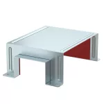 OBO 7216467 BSKM-TRK 1025 T-Szűkítő Elem fali és mennyezeti rögzítéshez 40x70mm szalaghorg