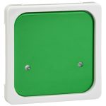   Schneider / Elso 731049 Nurse Wipe Push Button Cover, Green FASHION / RIVA / SCALA
