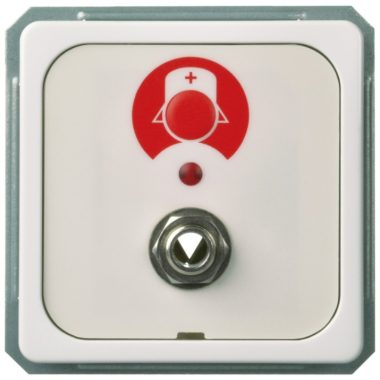 Schneider / Elso 735124 Combined wired call button socket, white FASHION / RIVA / SCALA