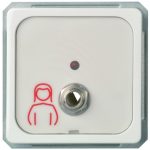   Schneider / Elso 735164 Wired call button socket, white FASHION / RIVA / SCALA