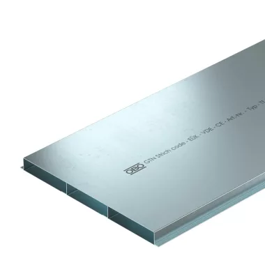 OBO 7400336 S3 35028 Padló Alatti Csatorna háromrekeszes 2000x350x28mm szalaghorganyzott acél