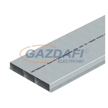 OBO 7400340 S3 35038 Padló Alatti Csatorna háromrekeszes 2000x350x38mm szalaghorganyzott acél