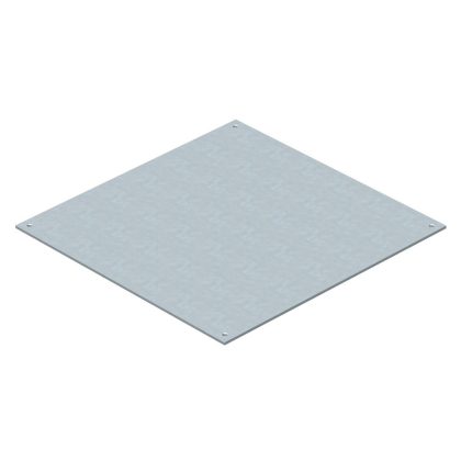   OBO 7400573 DU 250-2 Vakfedél UZD250-2/3 számára 282x282x4mm szalaghorganyzott acél