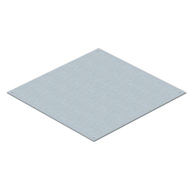 OBO 7400577 DU 350-2 Vakfedél UZD350-2/3 számára 383x383x4mm szalaghorganyzott acél
