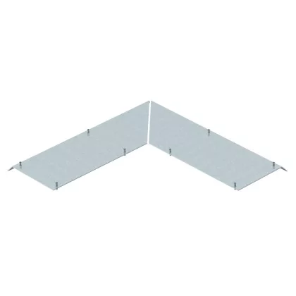  OBO 7404894 AIKF AEA 20070 Külsősarok-Vakfedél padlóra szerelt csatornához 800x200x70mm szalaghorganyzott acél