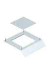 OBO 7404988 AIKF DG9 35075 Szerelvénybetét-Fedél GES9-hoz 400x350x75mm szalaghorganyzott a