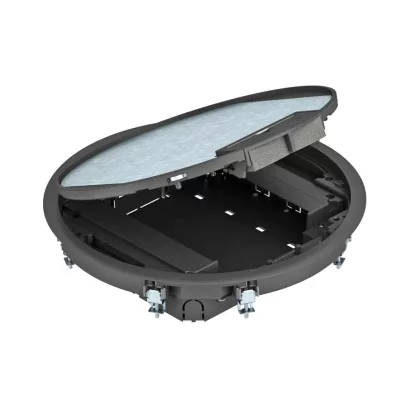   OBO 7405049 GESR9 55U V 9011 Szerelvénybetét grafitszürke poliamid