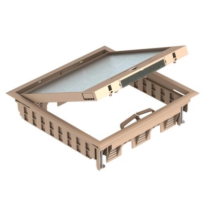   OBO 7405081 GES9-3B U 1019 Szerelvénybeépítő Egység univerzális beépítéshez Szürkésbézs Polikarbonát/Akrilnitril-butadién-sztirol