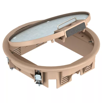   OBO 7405444 GESR4 U 1019 Szerelvénybetét univerzális szereléshez Szürkésbézs poliamid