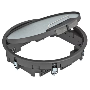 OBO 7405456 GESR7 10U 9011 Szerelvénybetét univerzális szereléshez grafitszürke poliamid