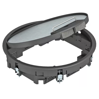   OBO 7405456 GESR7 10U 9011 Szerelvénybetét univerzális szereléshez grafitszürke poliamid