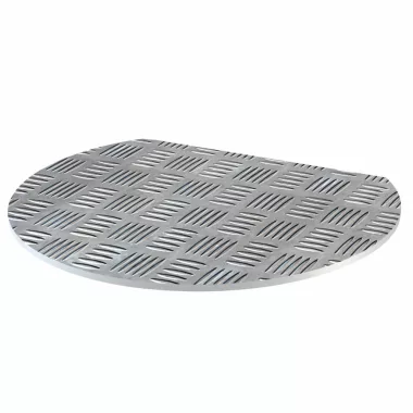 OBO 7407196 EP QR RA9 10 Betétlap bordázott lemezként alumínium