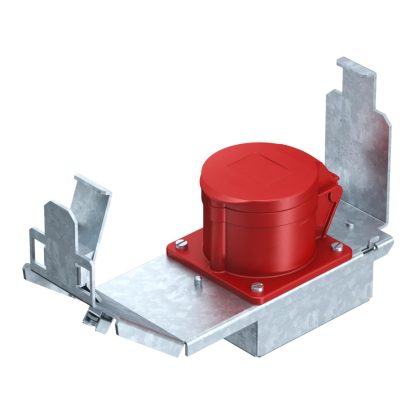   OBO 7407667 GT3 CEE16 Szerelvénytartó CEE16-vel 218x75x128mm szalaghorganyzott acél