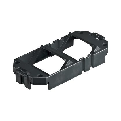 OBO 7407677 MTK2 Szerelvénytartó kommunikációs technikához 165x76x25mm grafitszürke poliam