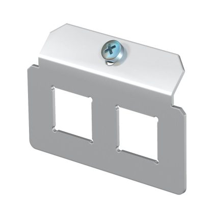   OBO 7407798 MTM 2LE Tartólap 2 x LE típusú perforációval 72x47mm rozsdamentes acél