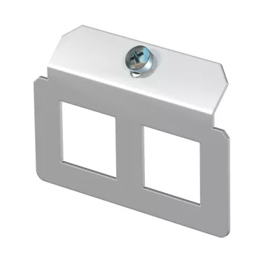 OBO 7407817 MTM 2P Tartólap 2 x P típusú lyukképpel 72 x 52,2mm szalaghorganyzott acél