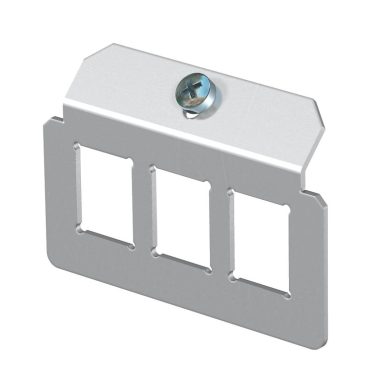 OBO 7407828 MTM 3C Tartólap 3 x C tip. kivágáselrendezés rozsdamentes acél