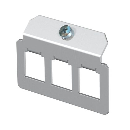   OBO 7407833 MTM 3F Tartólap Tripla F típusú lyukképpel rozsdamentes acél