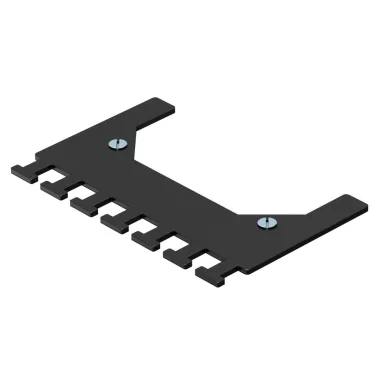 OBO 7407851 UT ZE Húzásmentesítő UT3/UT4-hez 76x50x2mm szalaghorganyzott fekete acél