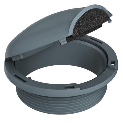   OBO 7408040 SH80 T 7011 Szerelvényvédő-Burkolat acélszürke poliamid