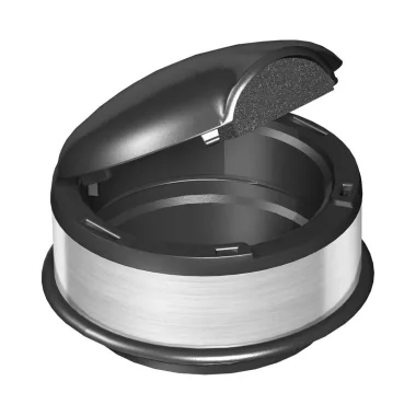 OBO 7408064 SHF80 30M 9011 Védőburkolat grafitszürke poliamid