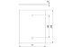 OBO 7408108 T12L P01S 9011 Fedlap 71x88mm grafitszürke PVC