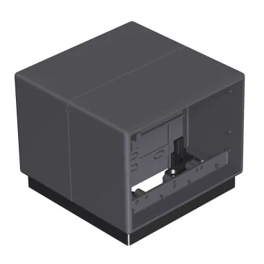 OBO 7408288 T4B 00C 7011 Telitank 118x118x97mm acélszürke poliamid