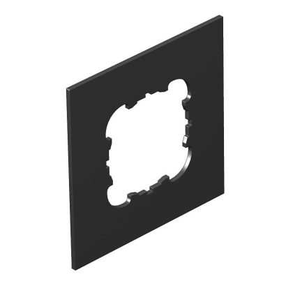   OBO 7408444 T8NL P1 9011 Fedlap 1xEKR, T4L/T8NL-hez, keskeny grafitszürke poliamid