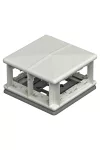 OBO 7408498 T8NL 00C 7035 Telitank 225x225x125mm világosszürke poliamid