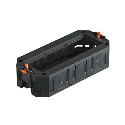 OBO 7408723 UT3 45 3 Univerzális Tartó 3 dbModul 45 szerelvény beépítéshez 165x76x40mm gra