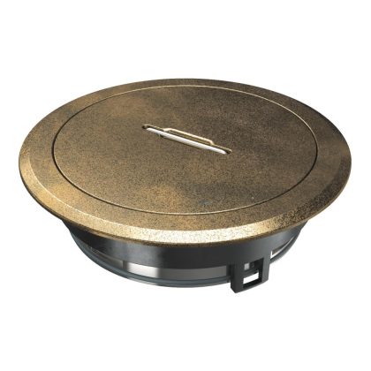   OBO 7408862 GES R2T CuZn Tubusfedél fogantyúval rézzel bevont cink présöntvény