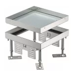   OBO 7409044 RKN2 9 VS 20 Négyzetes Kazetta zárt 243x243mm rozsdamentes acél