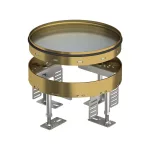   OBO 7409084 RKR2 4M 25 Kerek Kazetta zárt ø 215mm sárgaréz