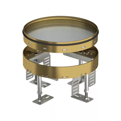   OBO 7409084 RKR2 4M 25 Kerek Kazetta zárt ø 215mm sárgaréz