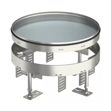 OBO 7409110 RKR2 7V 25 Casetă rotundă închisă ø 275mm din oțel inoxidabil